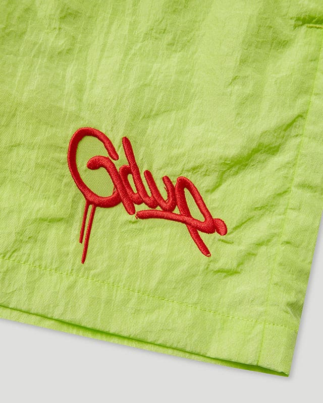 Handstyle Nylon Kids Shorts Hyper Yellow