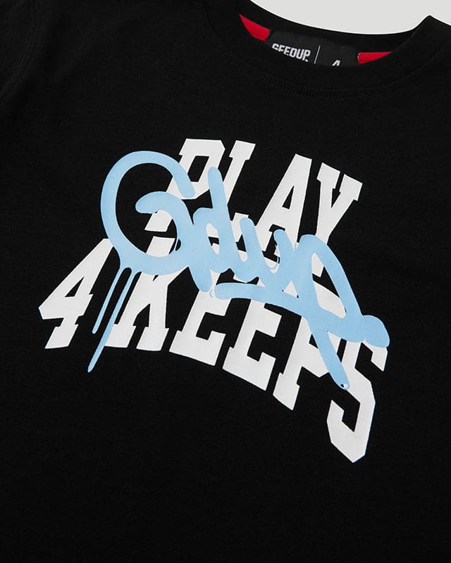 Play For Keeps Kids T-Shirt Black/Blue