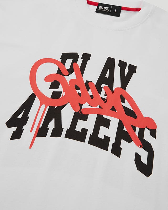 Play 4 Keeps T-Shirt White/Red