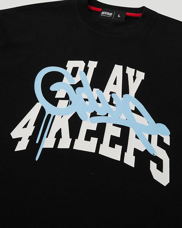 Play 4 Keeps T-Shirt Black/Blue