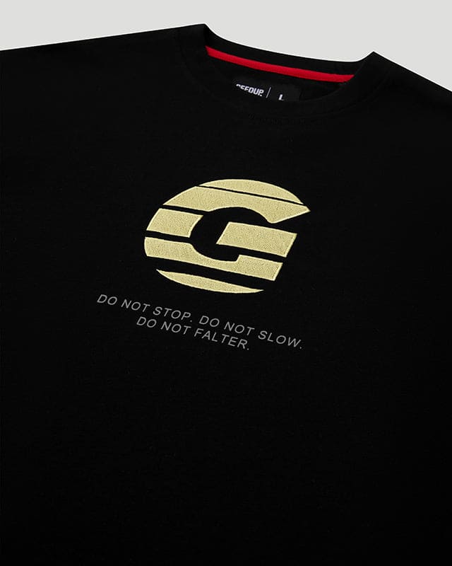 G Sportsman Long sleeve T-Shirt Black/Yellow