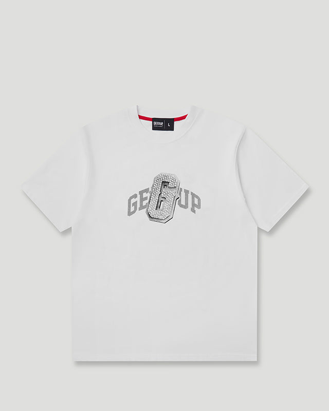 G Pendant T-Shirt Washed White/Grey
