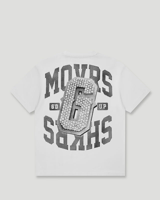 G Pendant T-Shirt Washed White/Grey