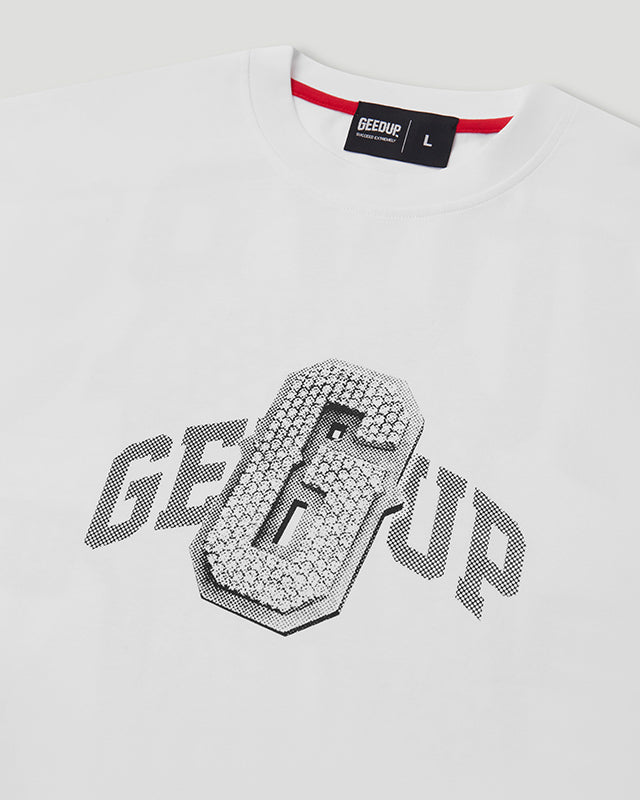 G Pendant T-Shirt Washed White/Grey