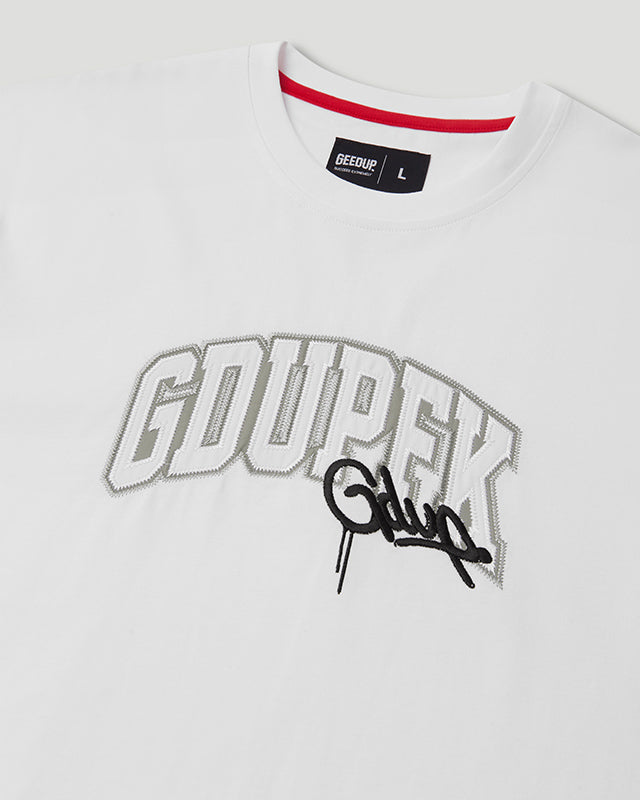 GDUPFK T-Shirt White/Green