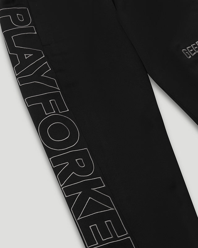 PFK Panel Trackpants Black/Charcoal