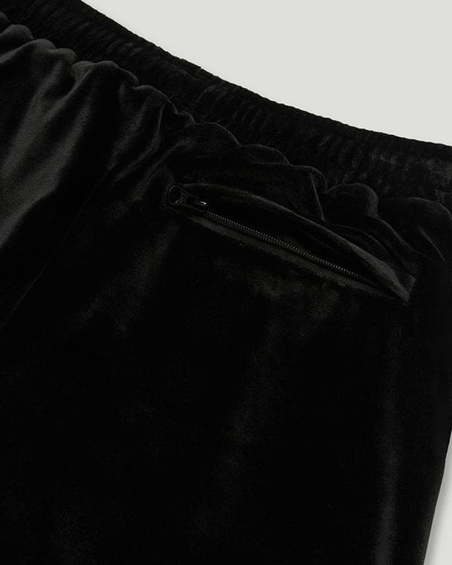 Signature Velour Trackpants Black