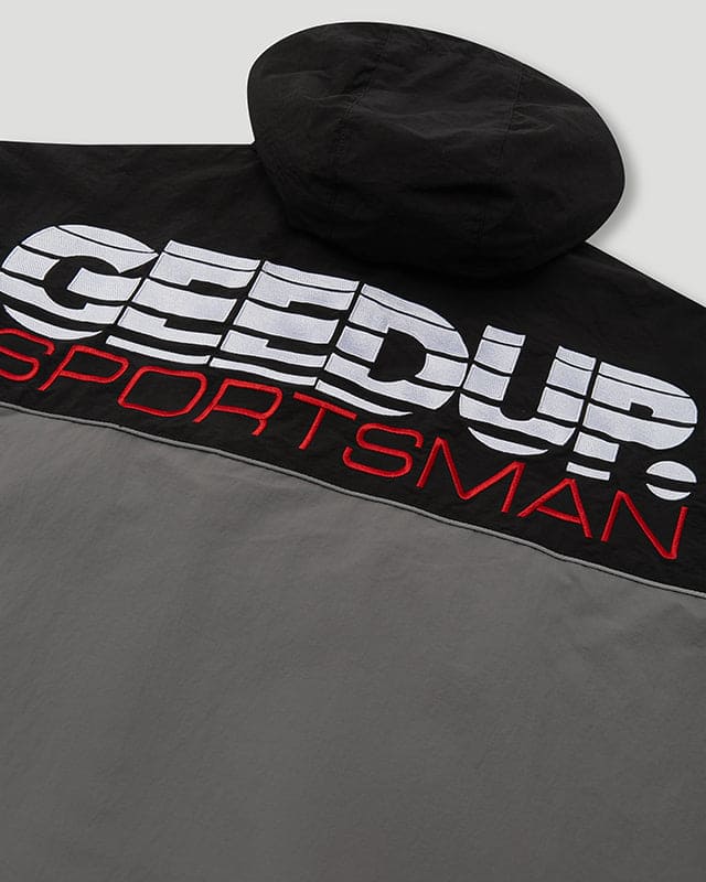 Sportsman QTR-ZIP Anorak Black/Grey