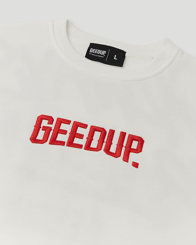Always Neighbourhood Crewneck White/Red