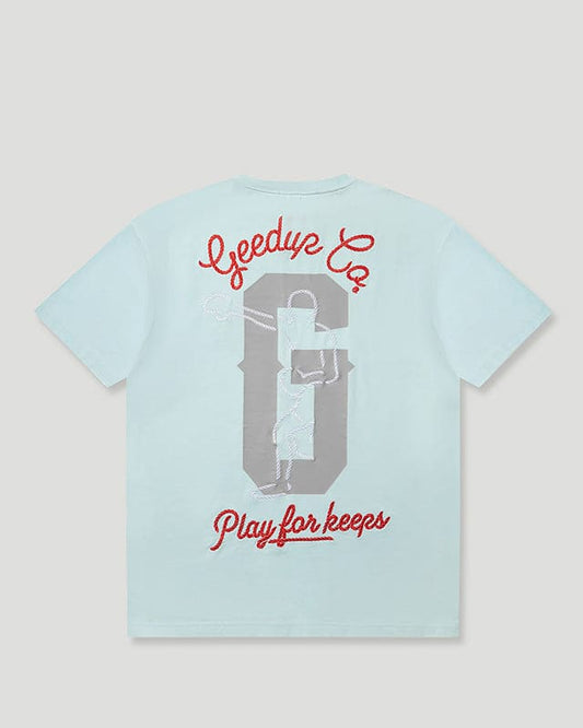 Boxer T-Shirt Light Blue/Red