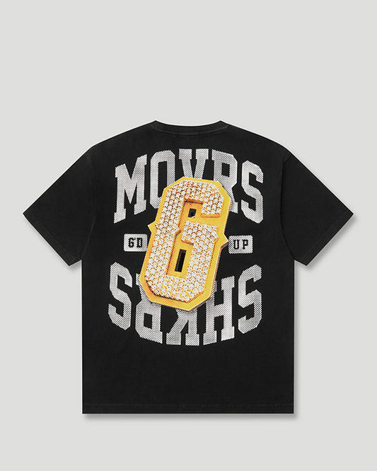 G Pendant T-Shirt Washed Black/Gold
