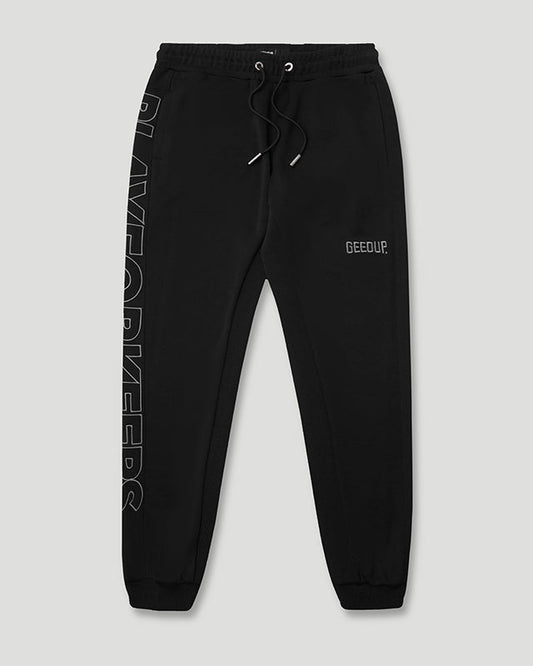 PFK Panel Trackpants Black/Charcoal