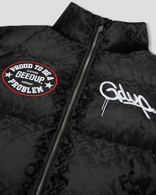 PTBAP Puffer Jacket Black/Red