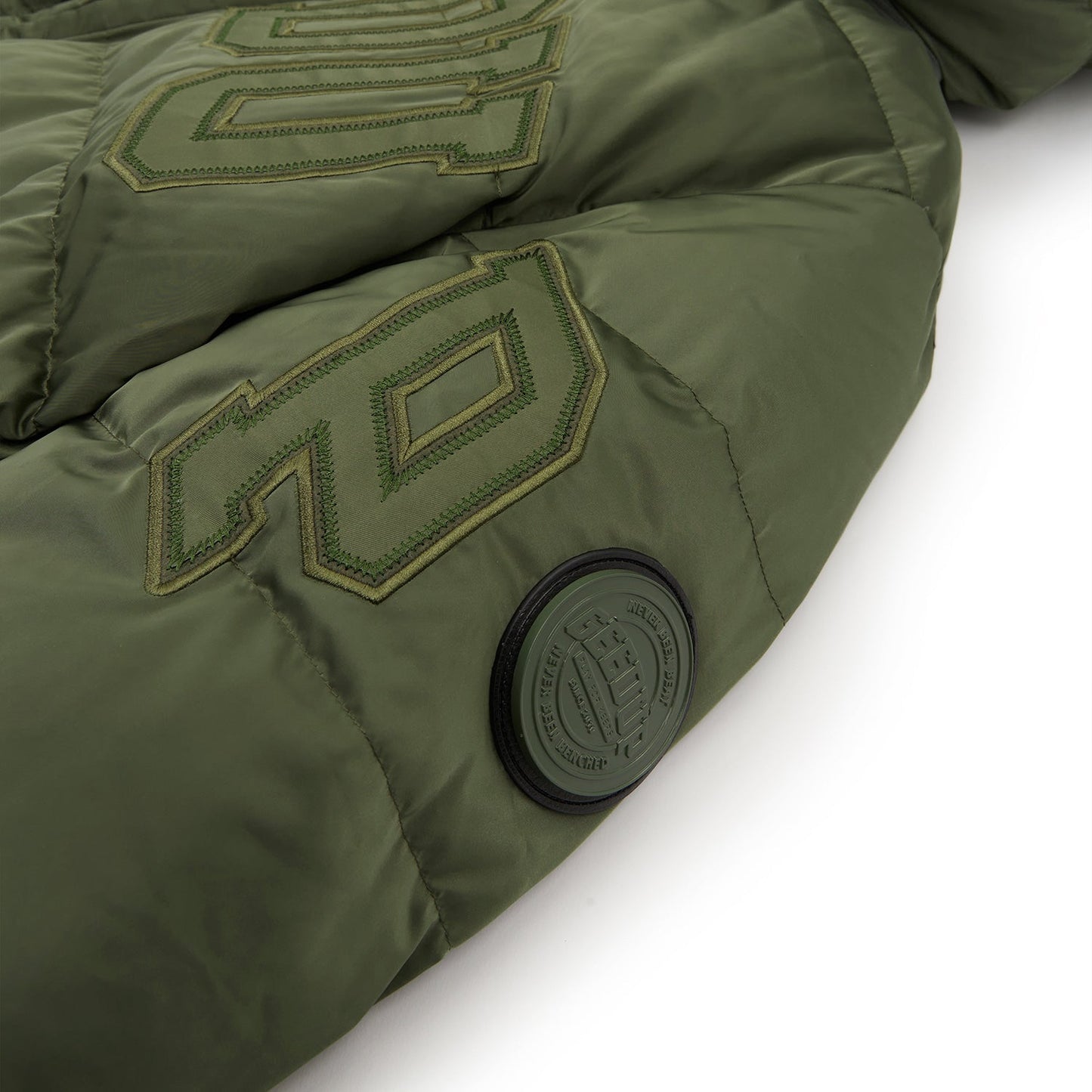 Team Logo Reversible Duck Down Jacket Khaki/Olive