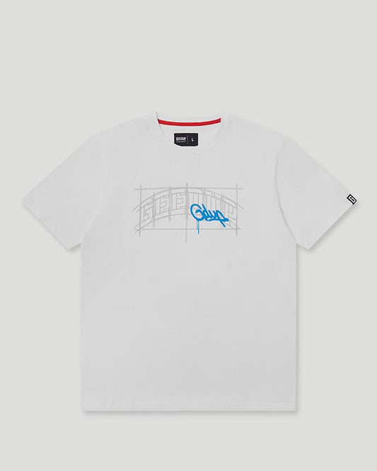 Team Logo Sketch T-Shirt White
