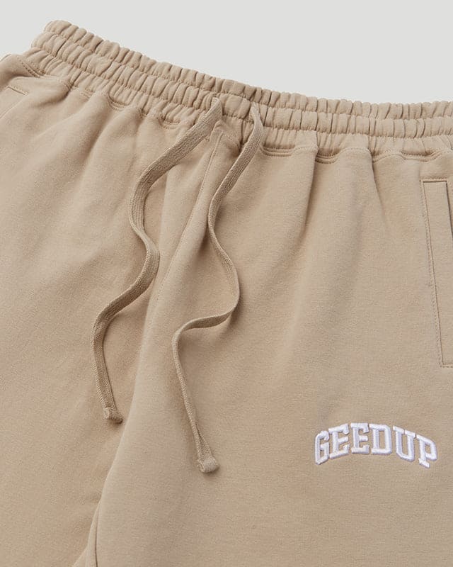 Micro Team Logo Trackpants Tan